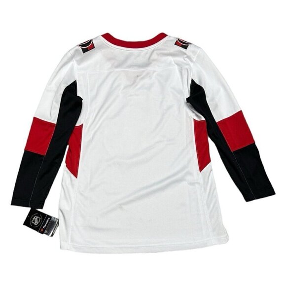 Womens Ottawa Senators Breakaway White NHL Away Hockey Jersey Medium NEW W TAGS - Picture 2 of 7